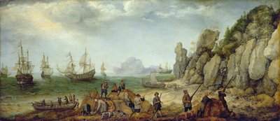 Wildziegenjagd an der Küste von Adam Willaerts